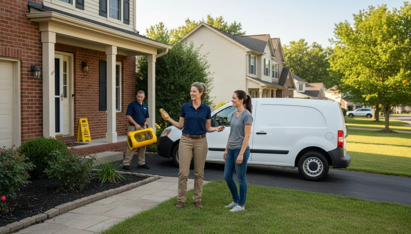 Water restoration image for Dehumidification And Cleanup Services in Gadsden, SC